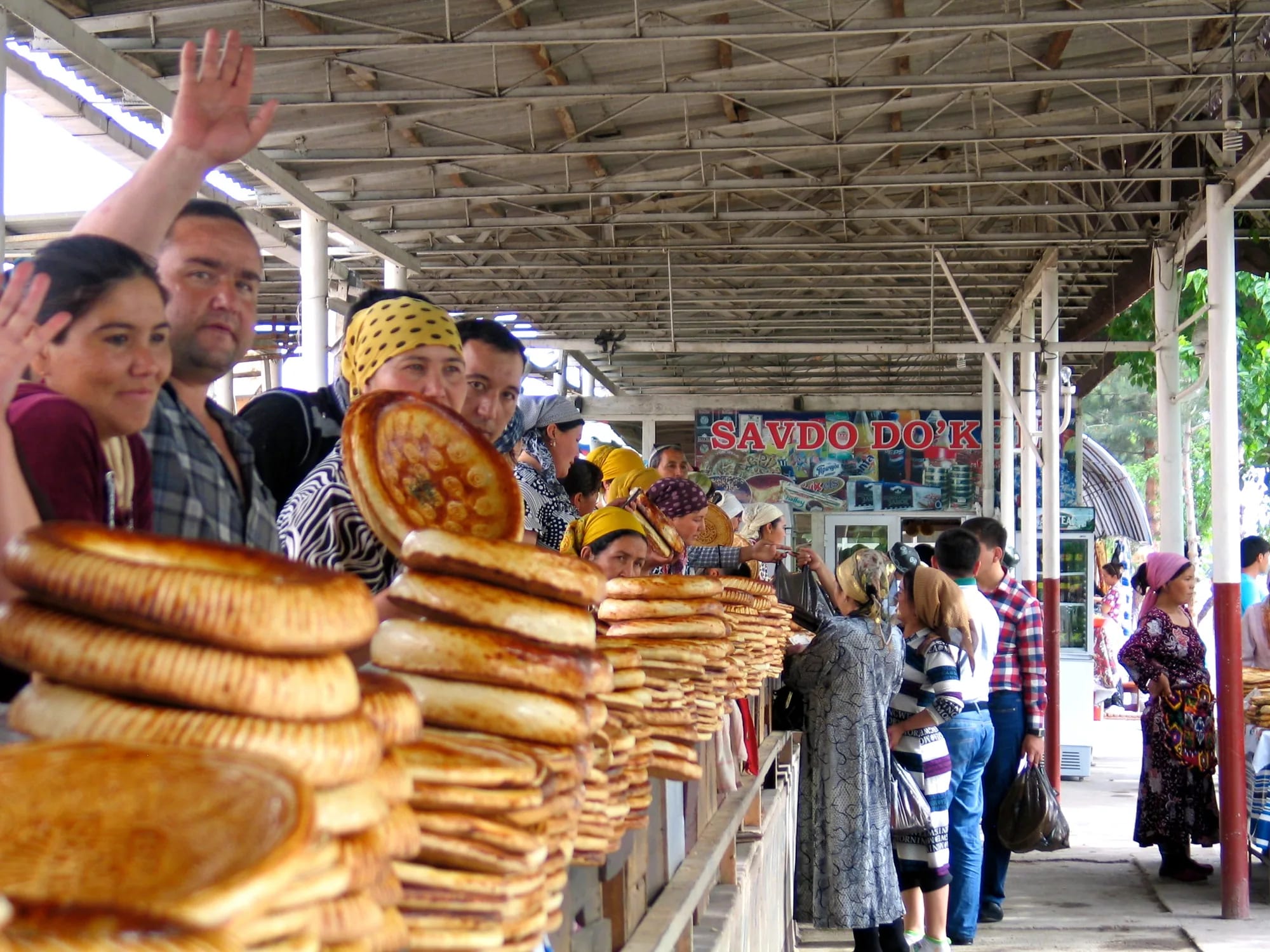 Nan shop outside Kokand