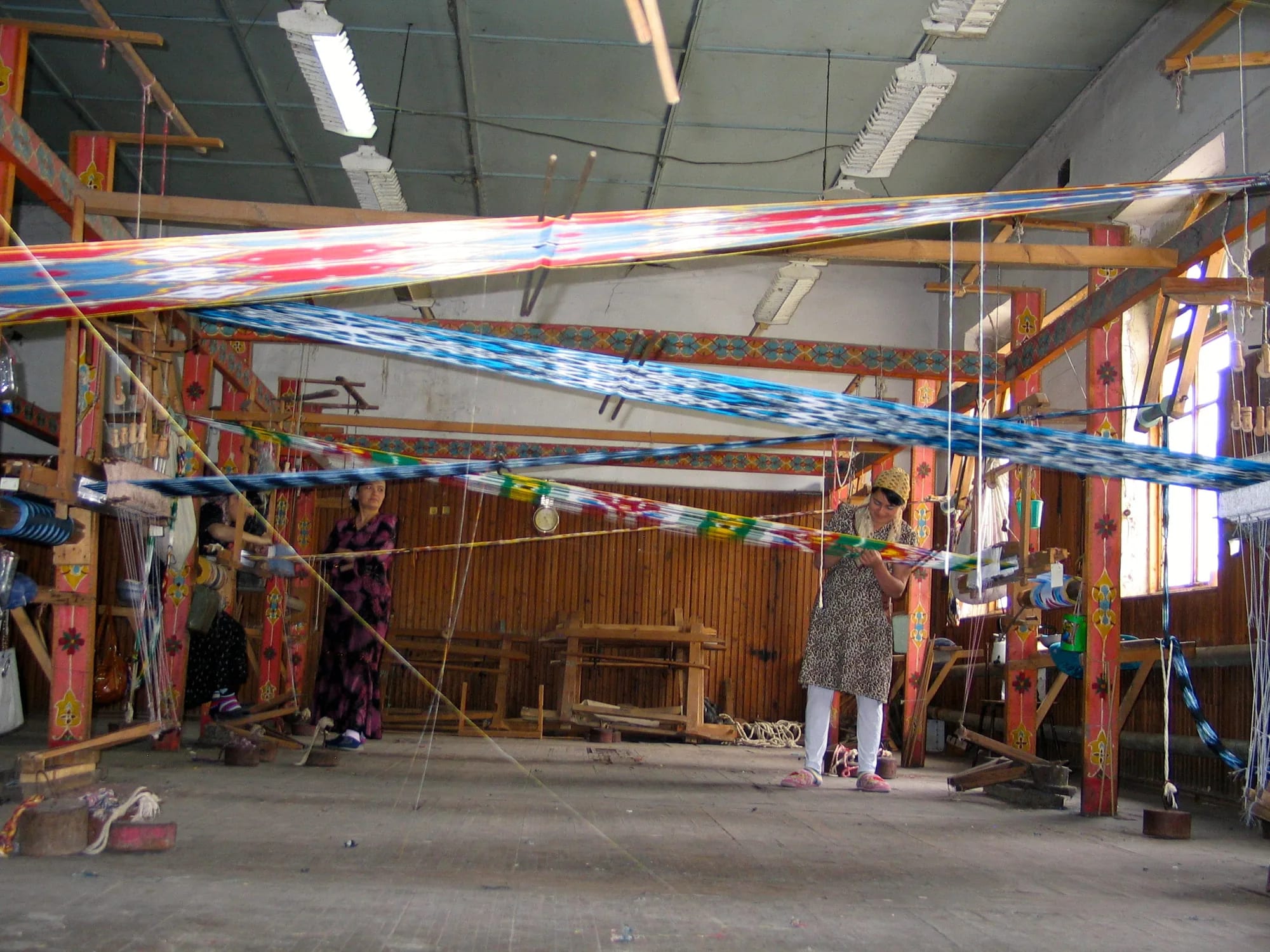Silk factory in Margilan